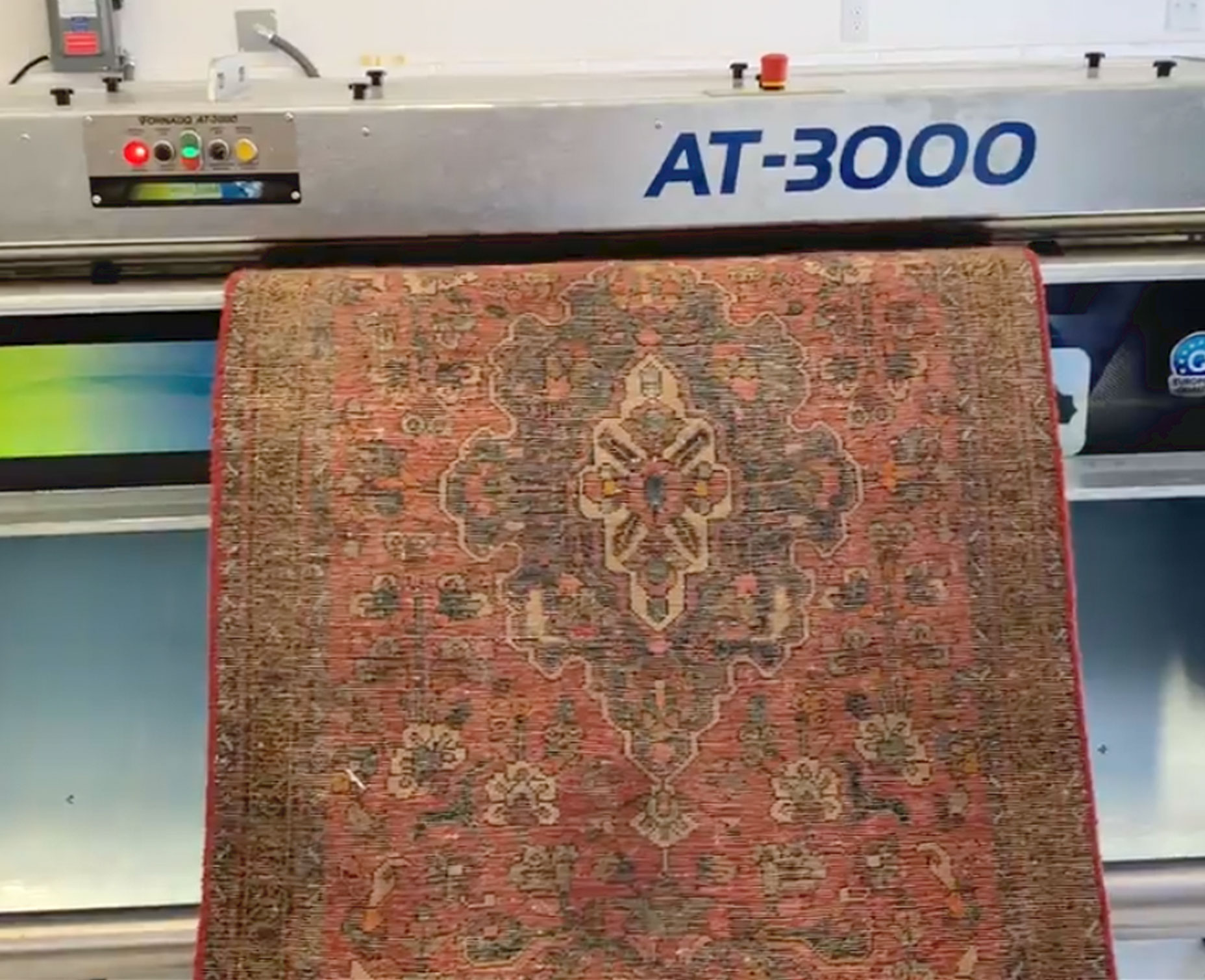 Industrial rug cleaning equipment from Poland